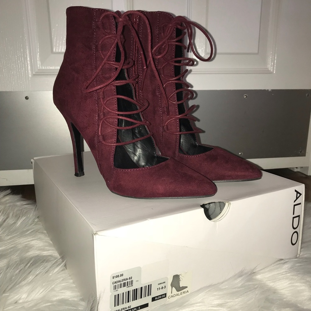 Aldo Heeled Boots Size 6